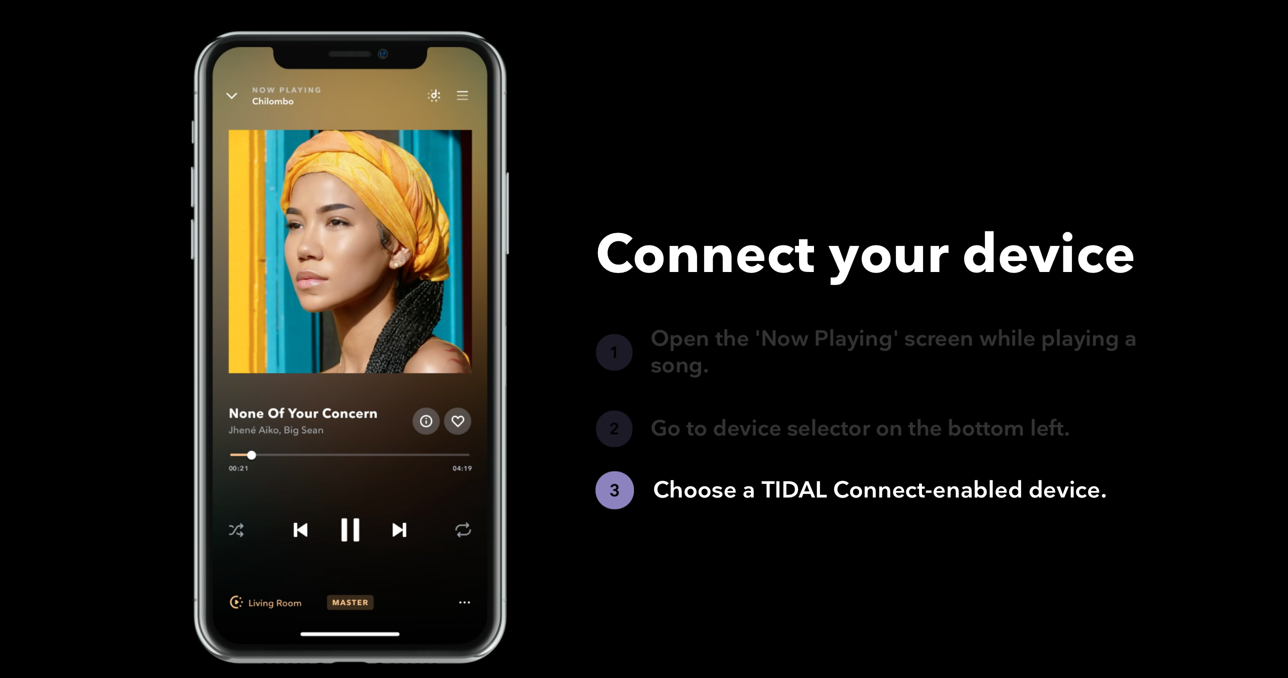 Tidal Connect your device