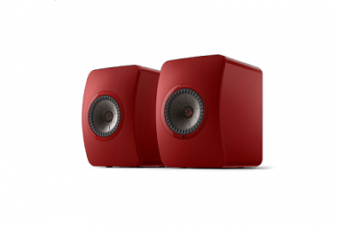 Kef LS50 II Wireless + S2 stojany - červená