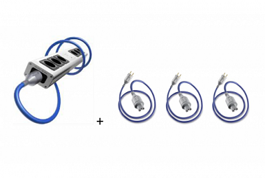 Isotek V5 Sirius + 4x ISOTEK EVO3 PREMIER 1.5 m - stříbrná