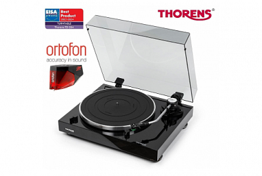 Thorens TD 204 + Ortofon 2M Red - černý lesk