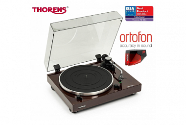 Thorens TD 204 + Ortofon 2M Red - ořech piano