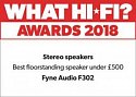 Fyne Audio F302 what hi-fi awards 2018