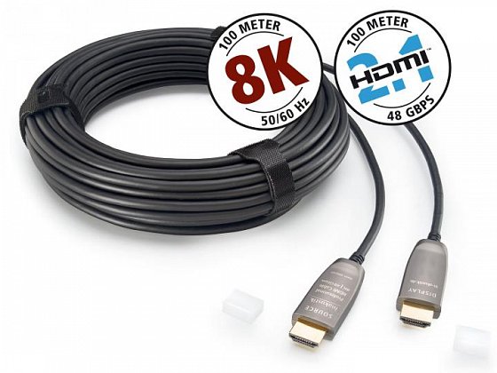 Inakustic Profi HDMI 8K 48Gbps LWL Kabel - 2m