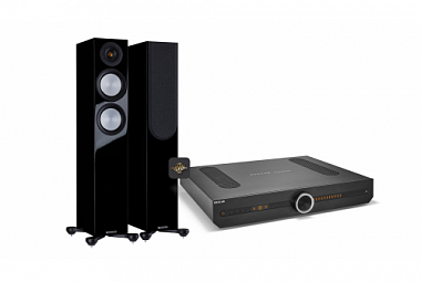 Monitor Audio Silver 7G 200 + Roksan Attessa Streaming set - černá