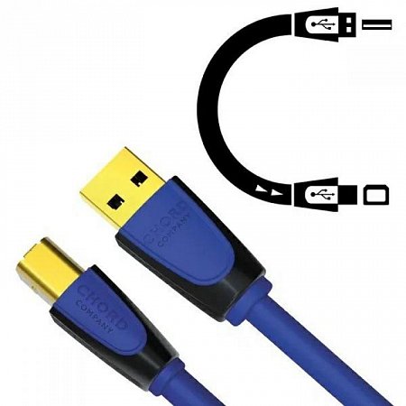 Chord Clearway A-B USB Cable 0,75m