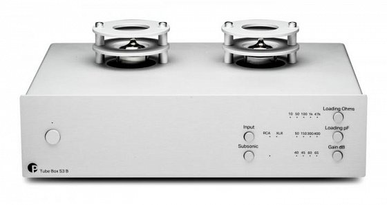 Pro-Ject Tube Box S3 B - stříbrná