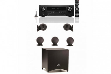 Cabasse Alcyone 2 systém 5.1 + Denon AVR-S670H - černá