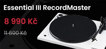 Pro-Ject Essential III RecordMaster White + OM10 - bílá